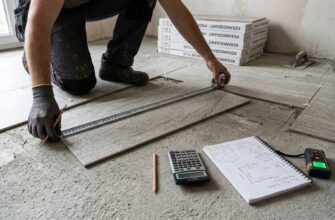 Расчет керамогранита для пола: как посчитать количество плитки без лишних затрат