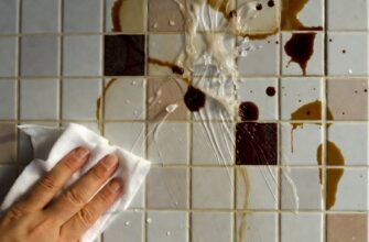 Как очистить плитку от пятен от кофе без разводов — пошагово и без химии